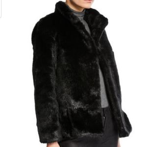 Kate Spade Faux Fur Short Coat Jacket